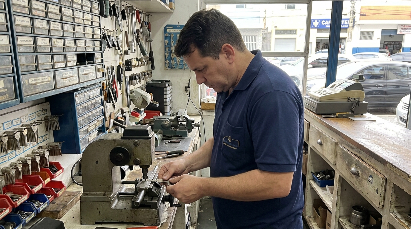 Confecção de Chave Automotiva profissional em Santo André‑SP