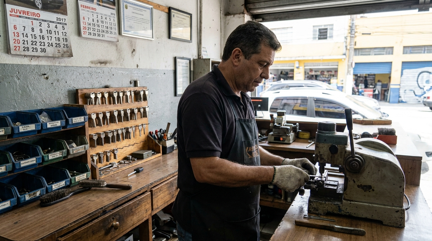 Confecção de Chave Automotiva perto de mim em Santo André‑SP