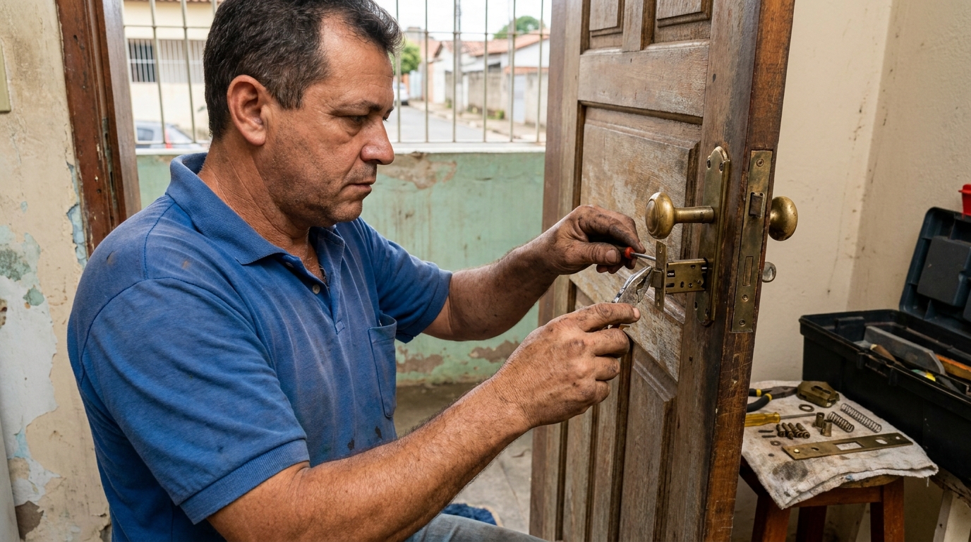 Conserto de Fechadura Residencial perto de mim em Santo André‑SP